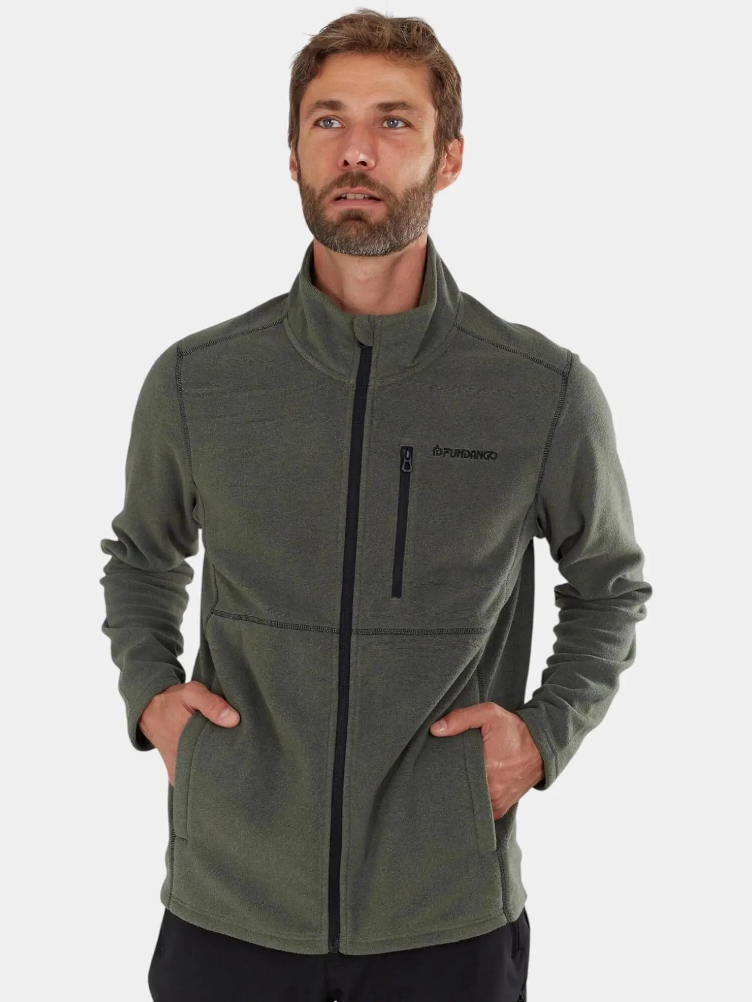 Pulover polar Jeffrey Fleece Jacket barbati