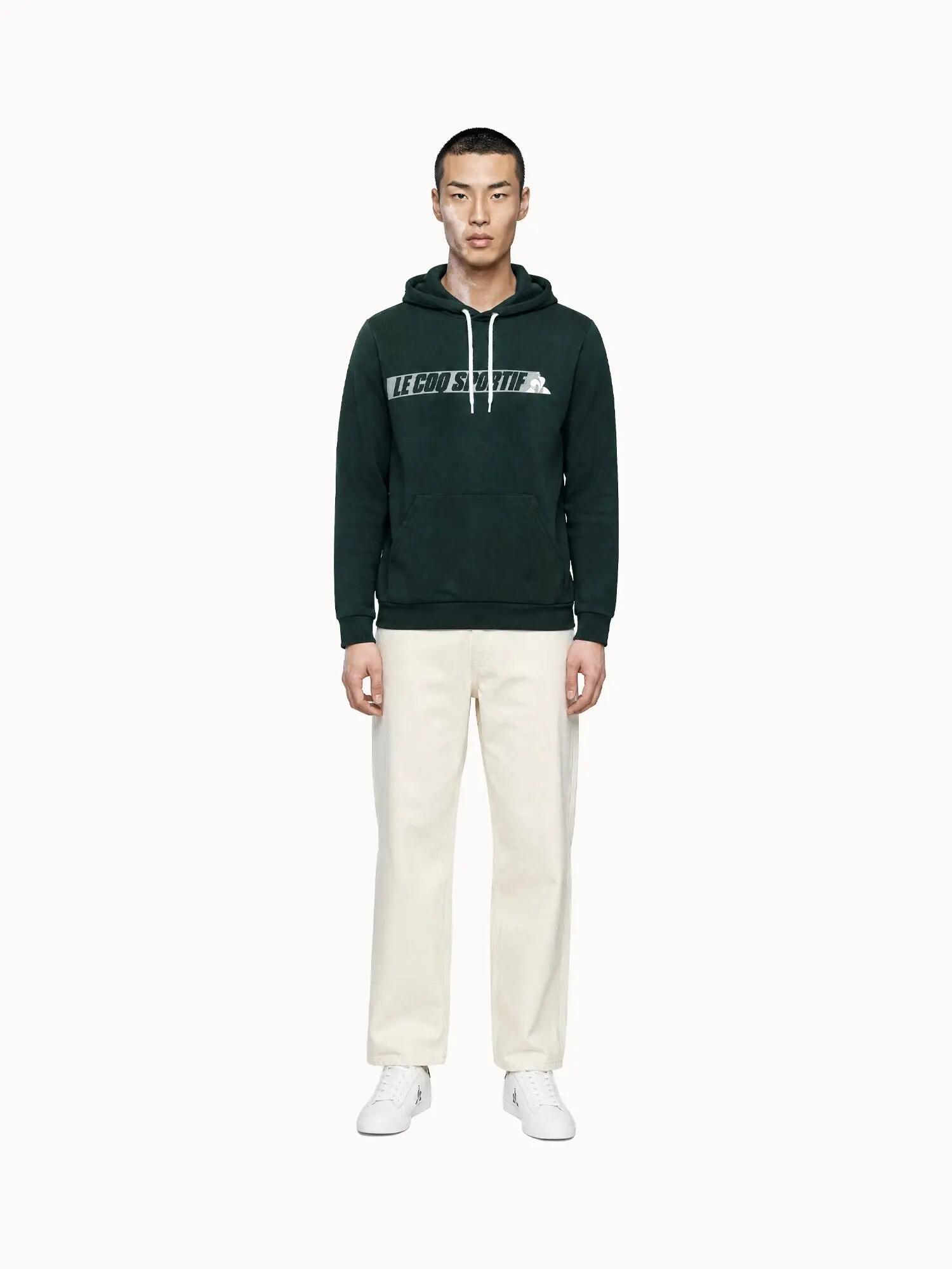 Sweat Vert Homme Le Coq Sportif Contemporain Sp Hoody N°1 5/6