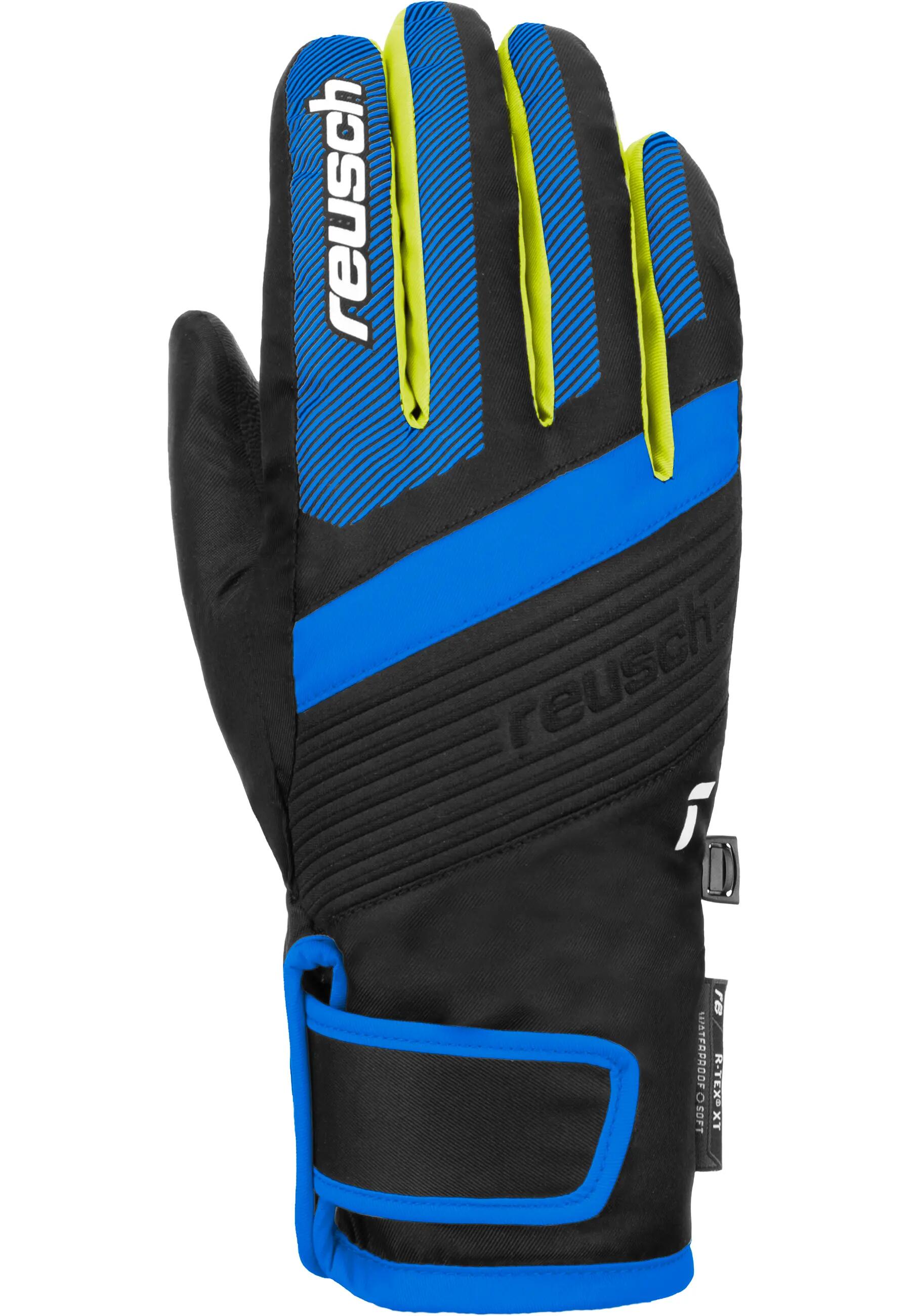 Rukavice Reusch Duke R-TEX® XT Junior Black Brilliant Blue Safety Yellow 6/6