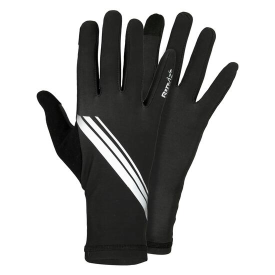 WOWOW - Gants Vélo Noirs Réfléchissants Haute Visibilité Tactiles