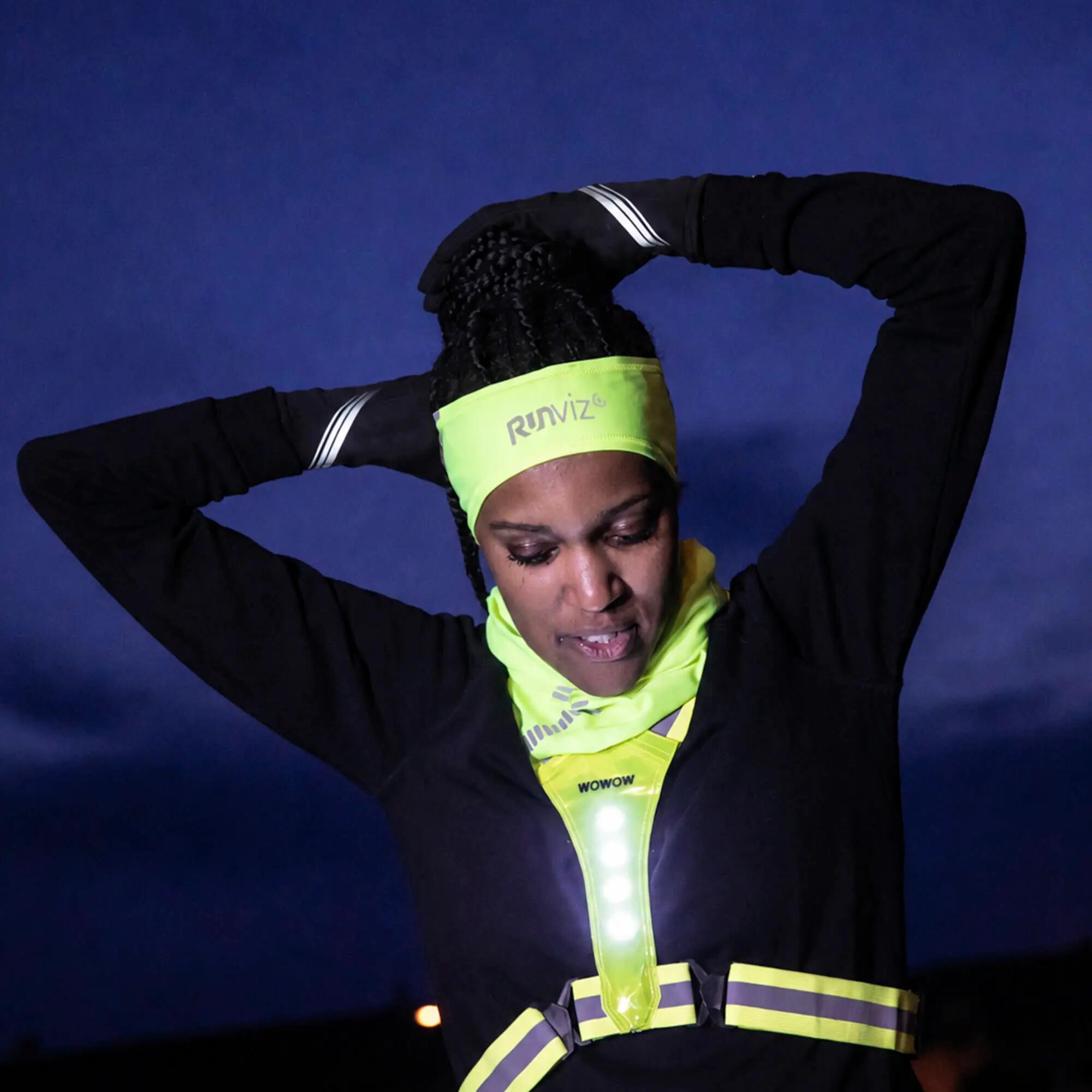 WOWOW - Gants Vélo Noirs Réfléchissants Haute Visibilité Tactiles 5/5