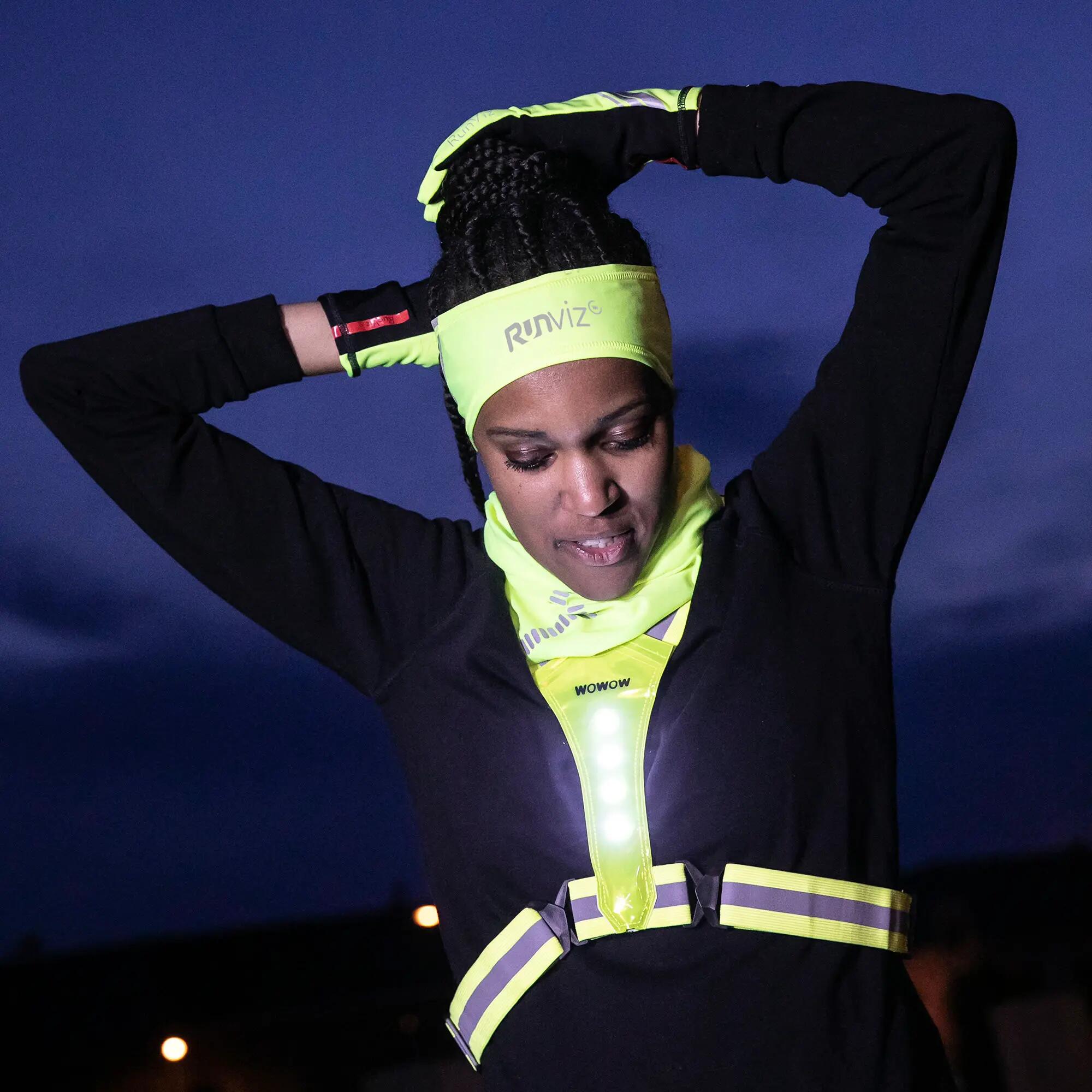 WOWOW - Gants Vélo Jaunes Réfléchissants Haute Visibilité Tactiles 4/5
