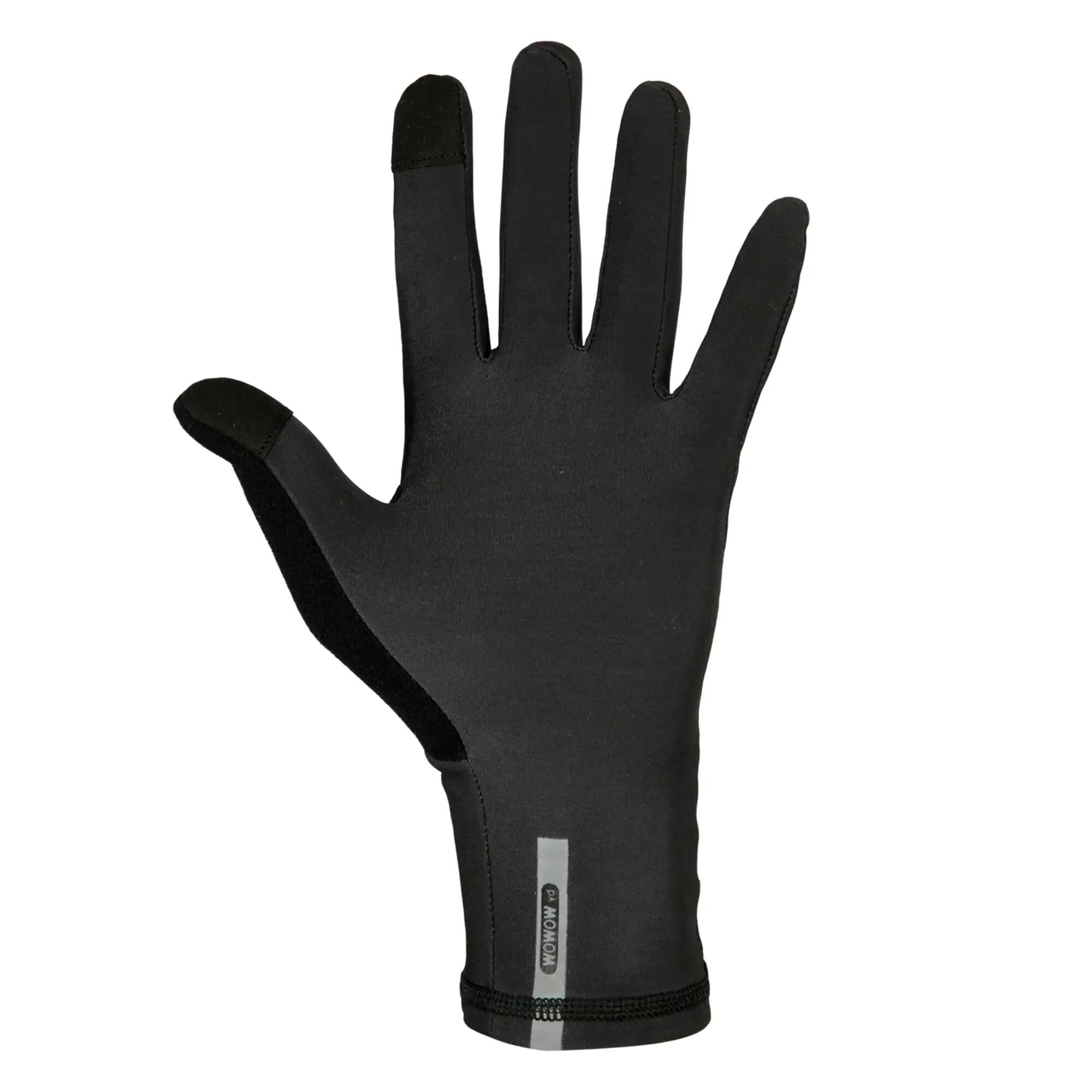 WOWOW - Gants Vélo Noirs Réfléchissants Haute Visibilité Tactiles 2/5