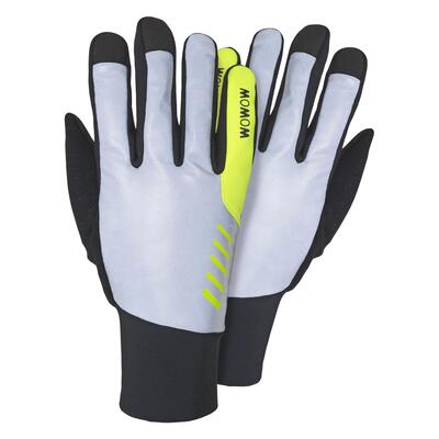 WOWOW - Guanti Invernali Uomo Donna Riflettenti Antivento Touchscreen