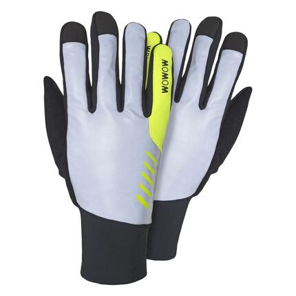 WOWOW - Gants Hiver Coupe-Vent Entièrement Réfléchissants Tactiles