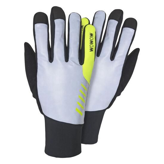 WOWOW - Gants Hiver Coupe-Vent Entièrement Réfléchissants Tactiles