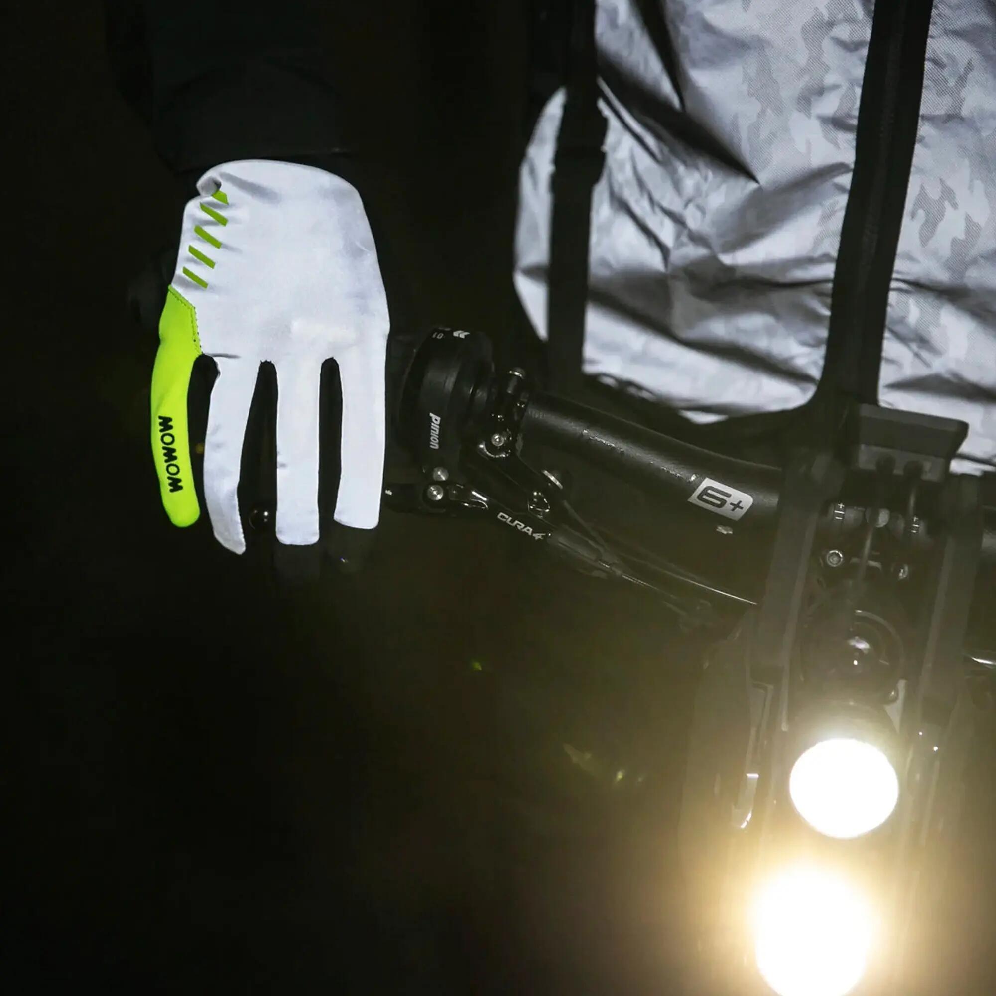 WOWOW - Guantes invierno hombre mujer cortavientos reflectantes táctiles 5/6