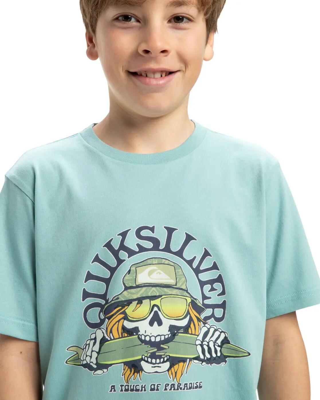 T-shirt à manches courtes EV SKULL FEAST Bleu Garçon 4/5