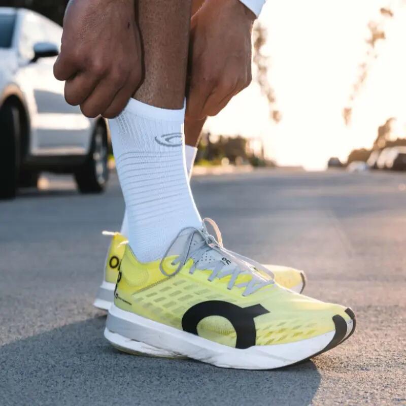 Chaussettes BV Sport Run Marathon High Blanc/Gris 4/4
