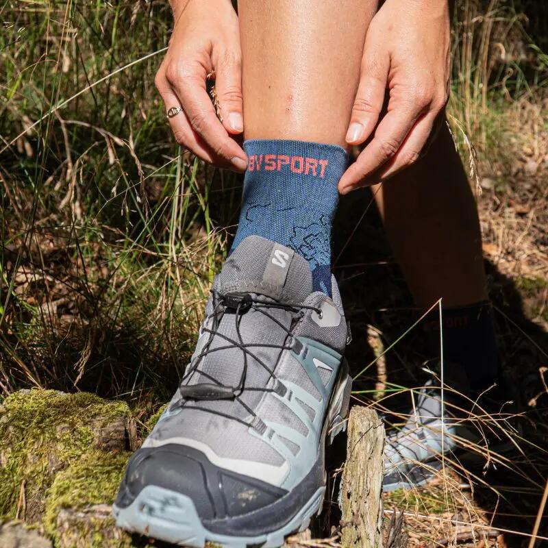 Chaussette de Randonnée BV SPORT "Trek GR Mid Lyocell" Bleu 36 - 38 2/2