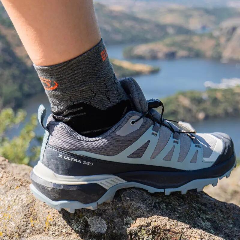 Chaussettes TREK GR MID "LYOCELL" Gris/Orange 2/2