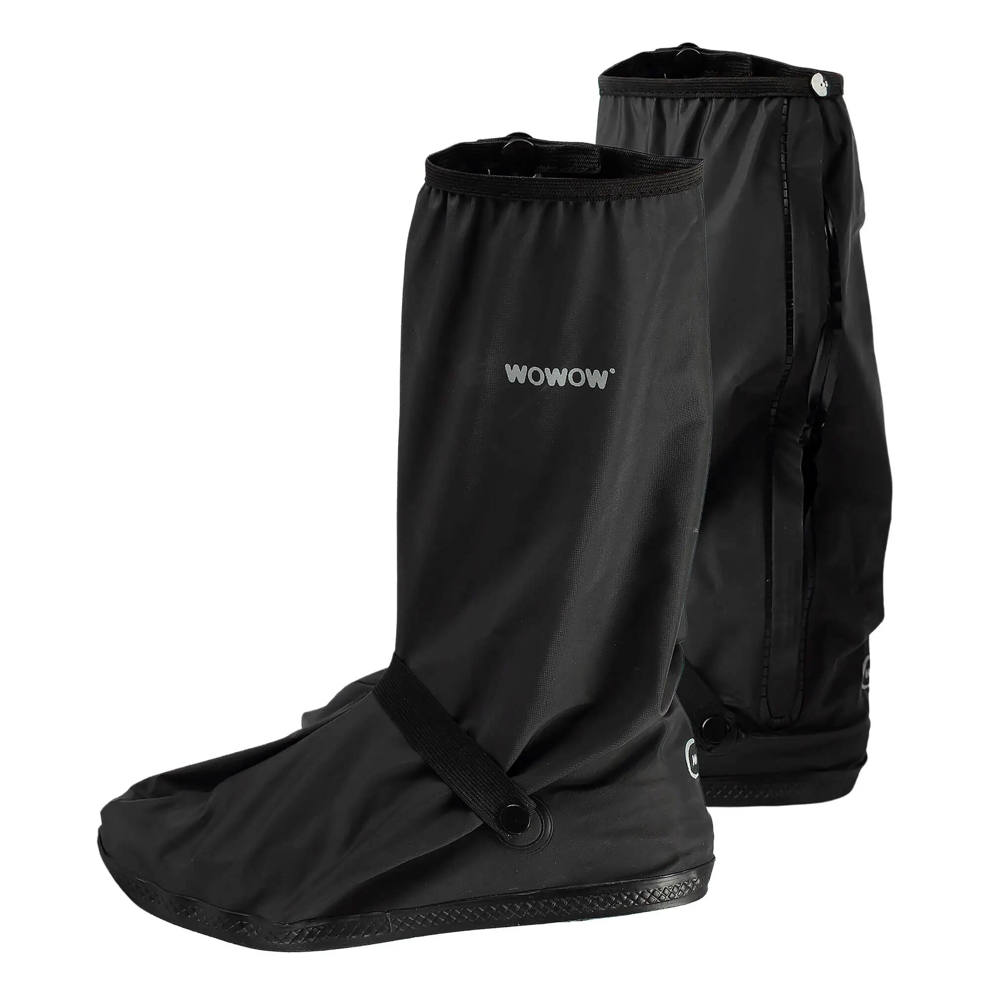 WOWOW - Rainflow Ochraniacze Na Buty Rowerowe PVC Czarne Wodoodporne 2/5
