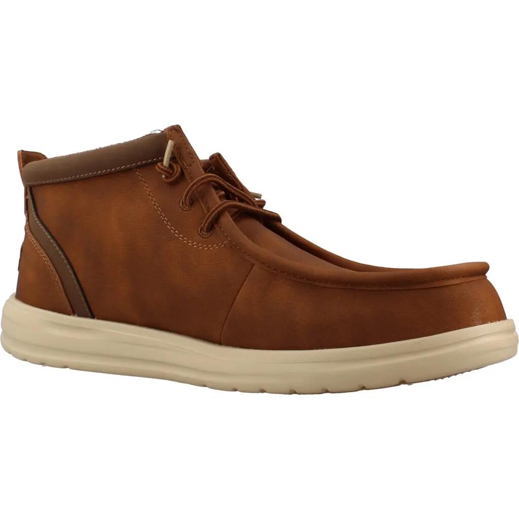 Bottes Hey Dude Modèle Hd42051 Wally Mid Gripr Classic Couleur Brun Clair 5/7