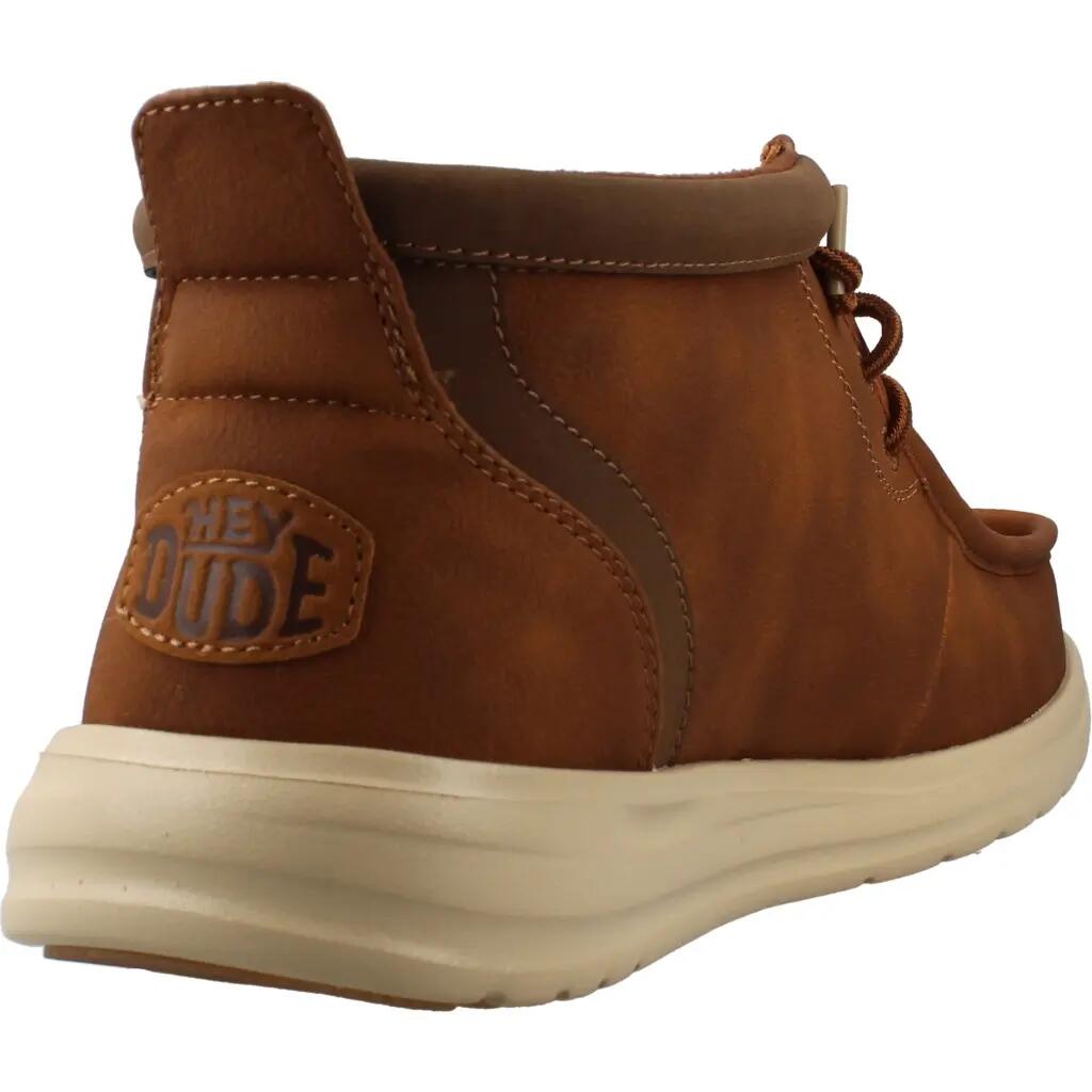 Bottes Hey Dude Modèle Hd42051 Wally Mid Gripr Classic Couleur Brun Clair 3/7
