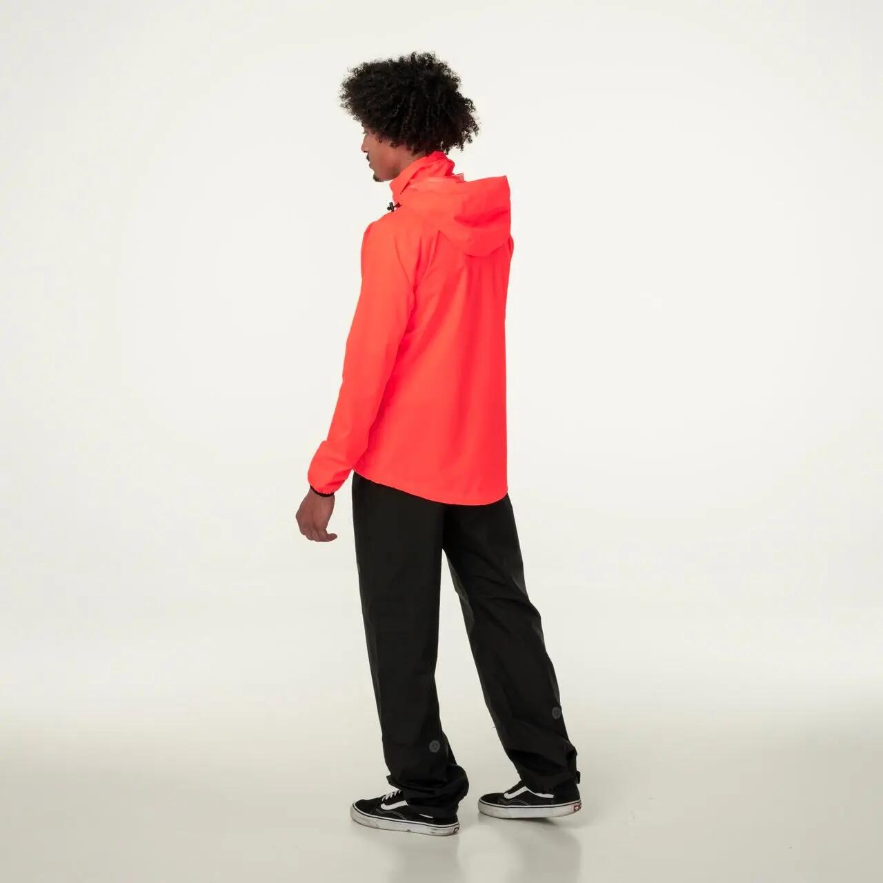 Chaqueta impermeable ciclismo urbana transpirable alta visibilidad Essential Go 5/7