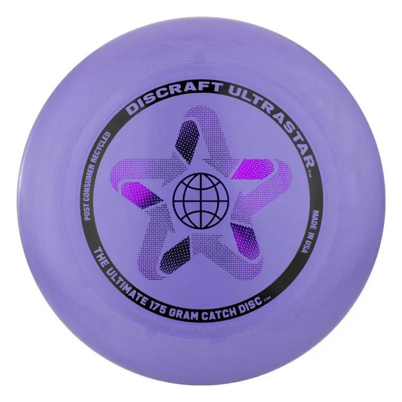Disque de lancer 100% recyclé Ultimate - Discraft - Ultrastar Lavande 175gr 3/4