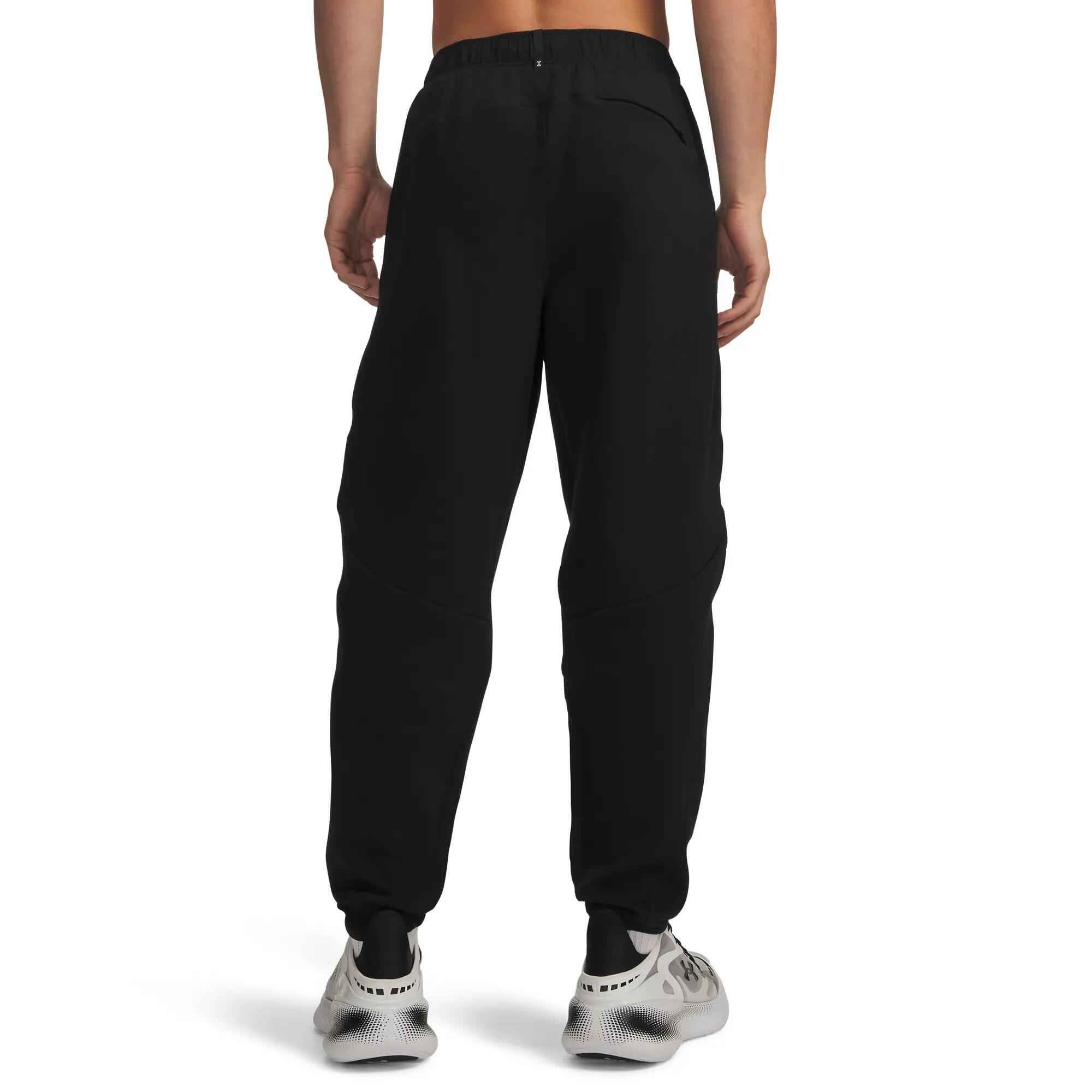 UA Unstoppable Fleece Męskie Spodnie Dresowe Czarne 4/6