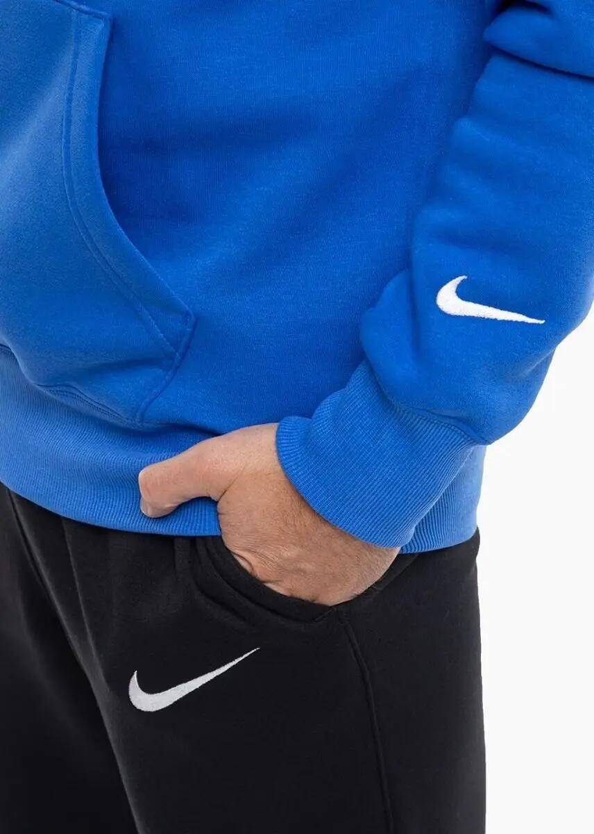 Felpa con cappuccio uomo ( fleece) nike blu royal 2/4