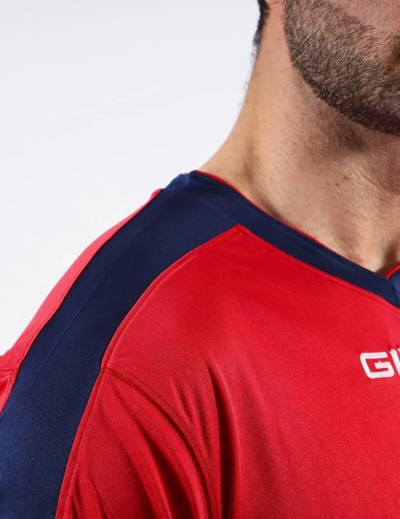 Sportshirt Givova Revolution Rood-blauw Rood 4/4