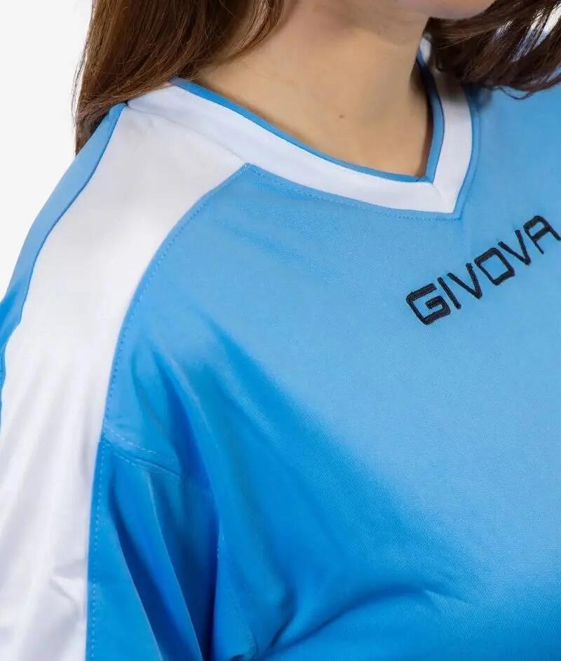 Sportshirt Givova Revolution Hemelswit Blauw 4/4