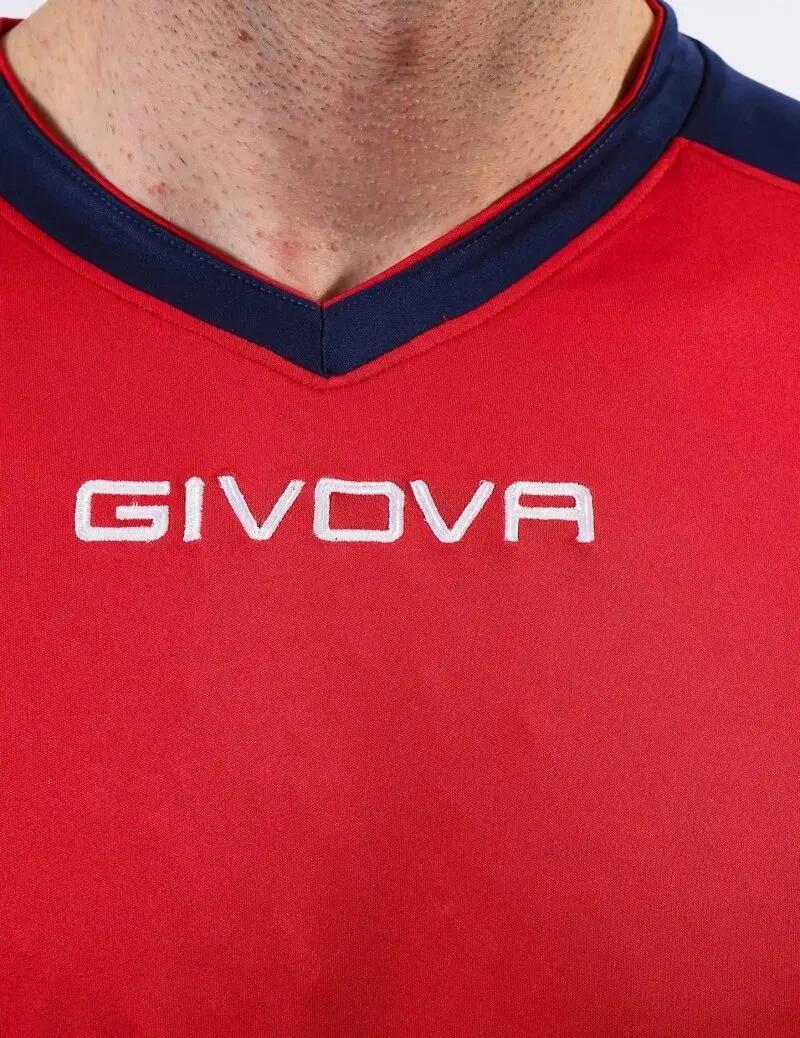 Sportshirt Givova Revolution Rood-blauw Rood 3/4