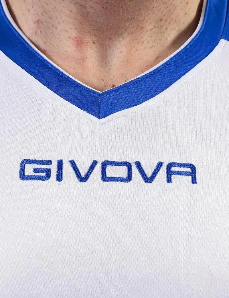 Sportshirt Givova Revolution Wit-koningswit 2xl 3/4