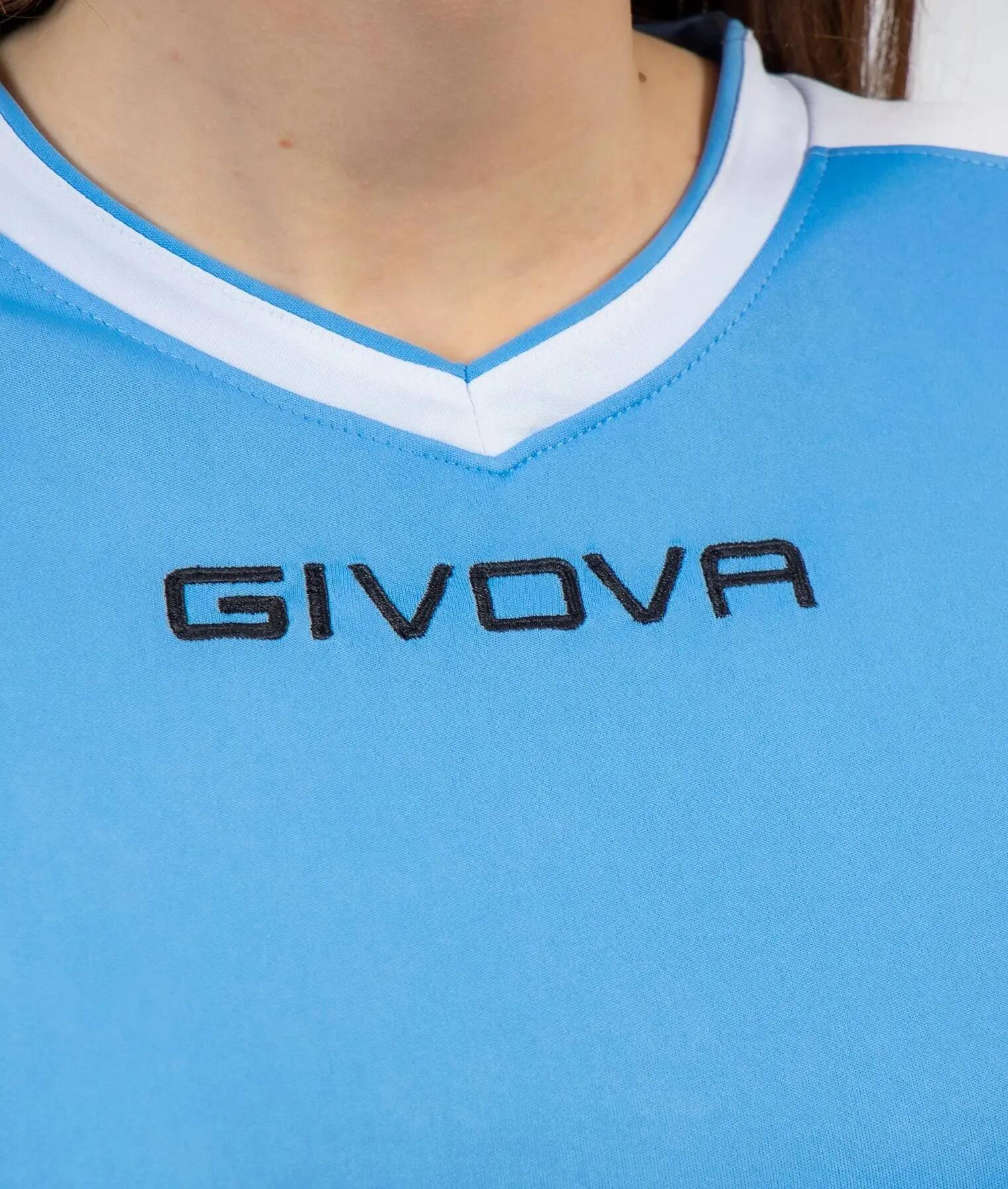 Sportshirt Givova Revolution Hemelswit Blauw 3/4