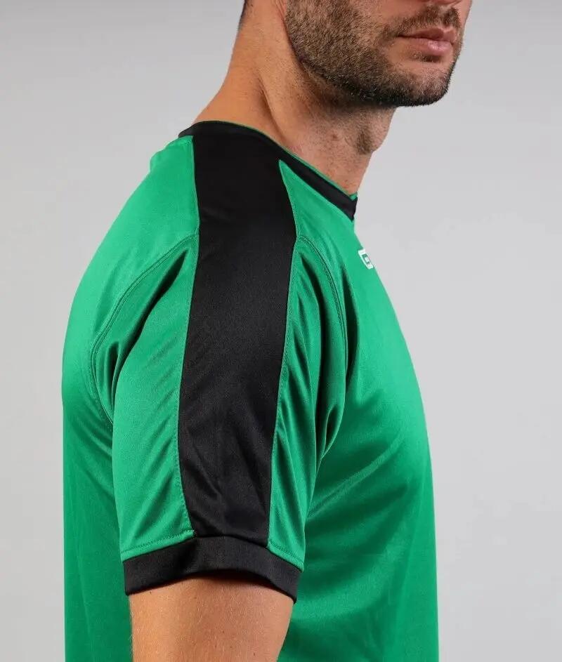 T-shirt uomo givova verde/nero 3/4