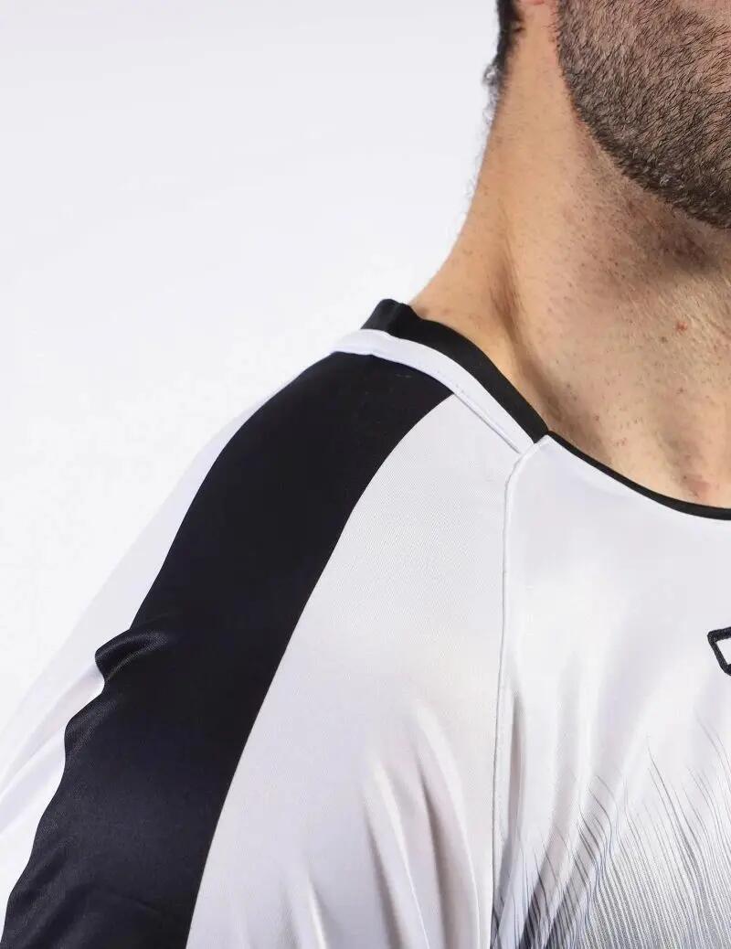 Sport-T-Shirt Givova Radio Schwarz-Weiß Weiß 4/4