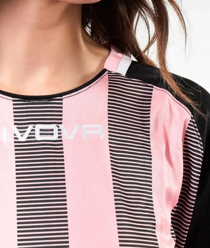 T-shirt uomo givova rosa/nero 4/4