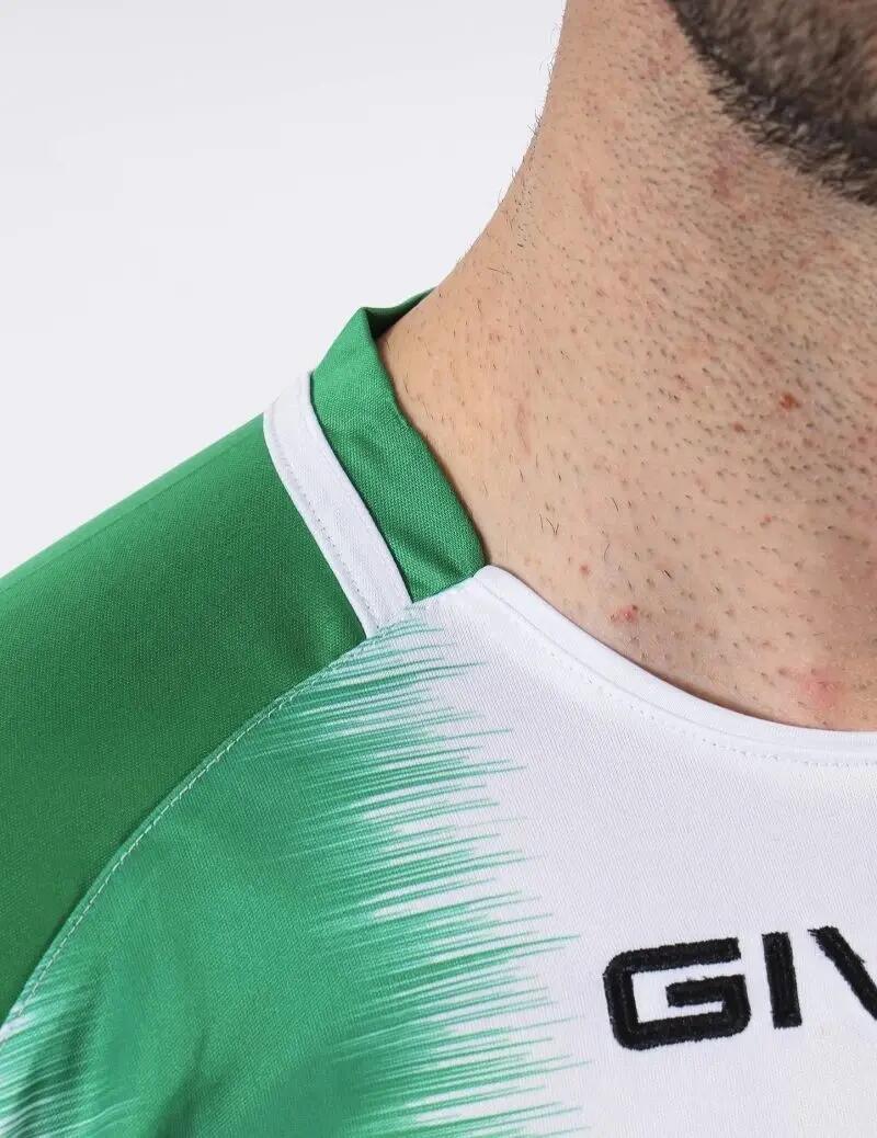 T-shirt uomo givova verde/bianco 4/4