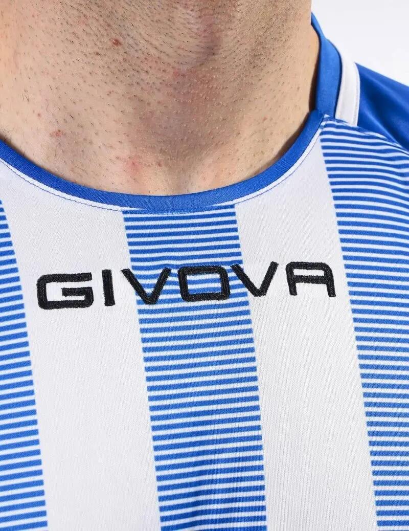 T-shirt uomo givova azzurro/bianco 4/4