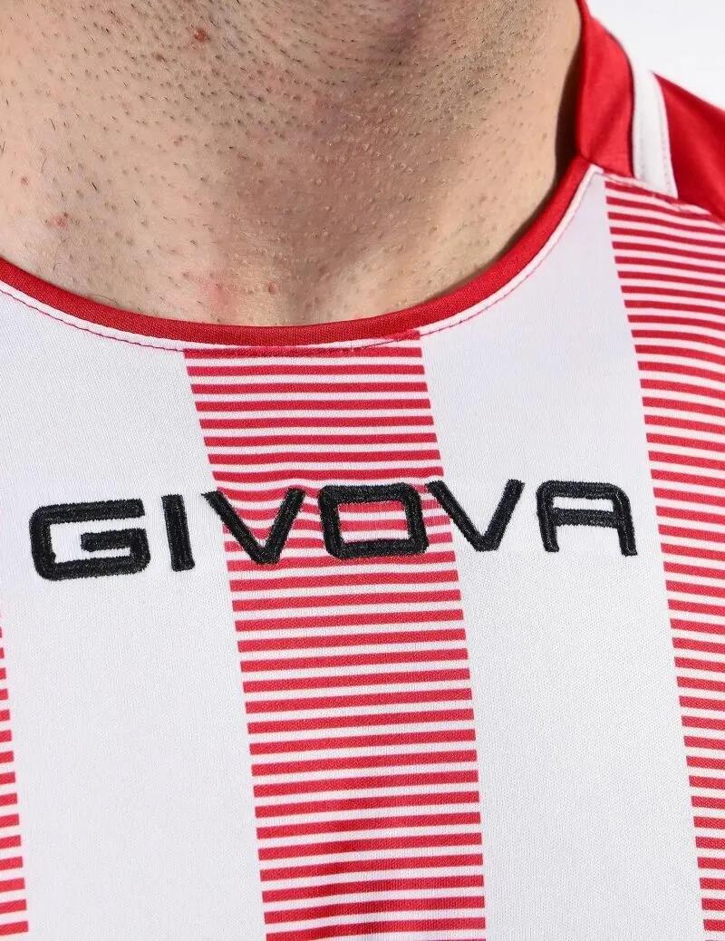 T-shirt uomo givova rosso/bianco 4/4