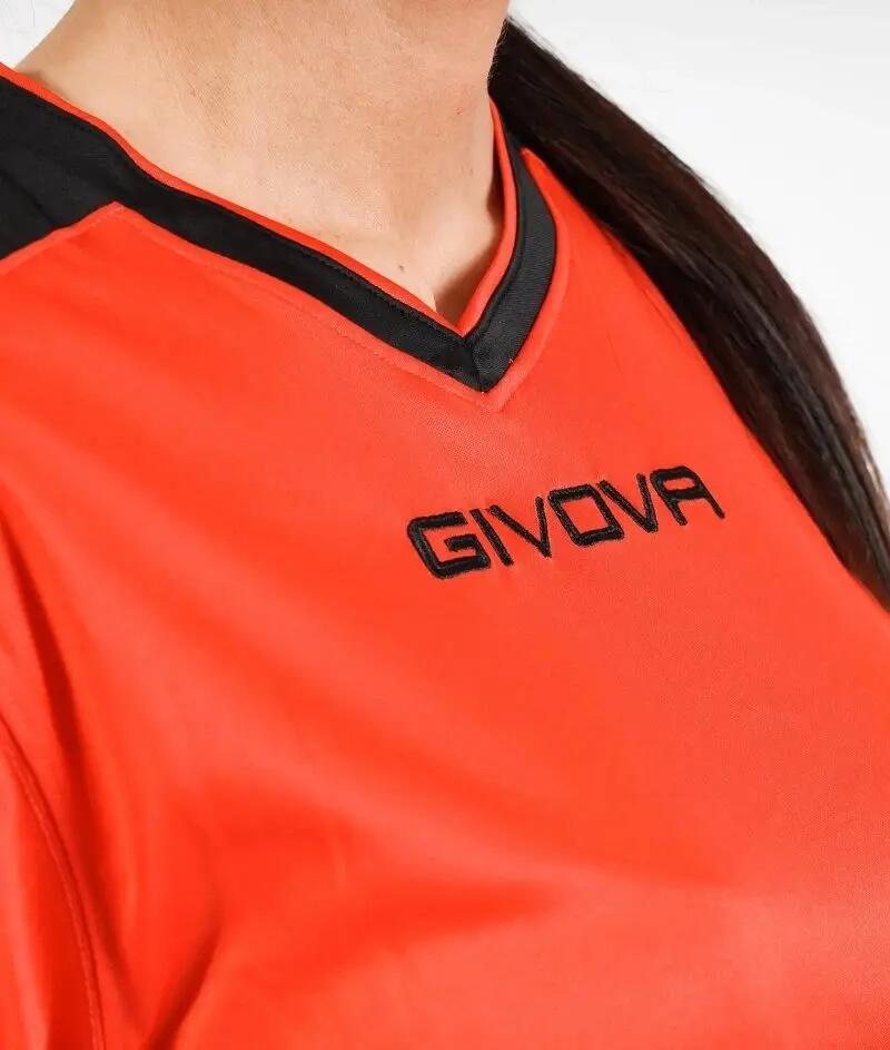T-shirt uomo givova arancio/nero 4/4