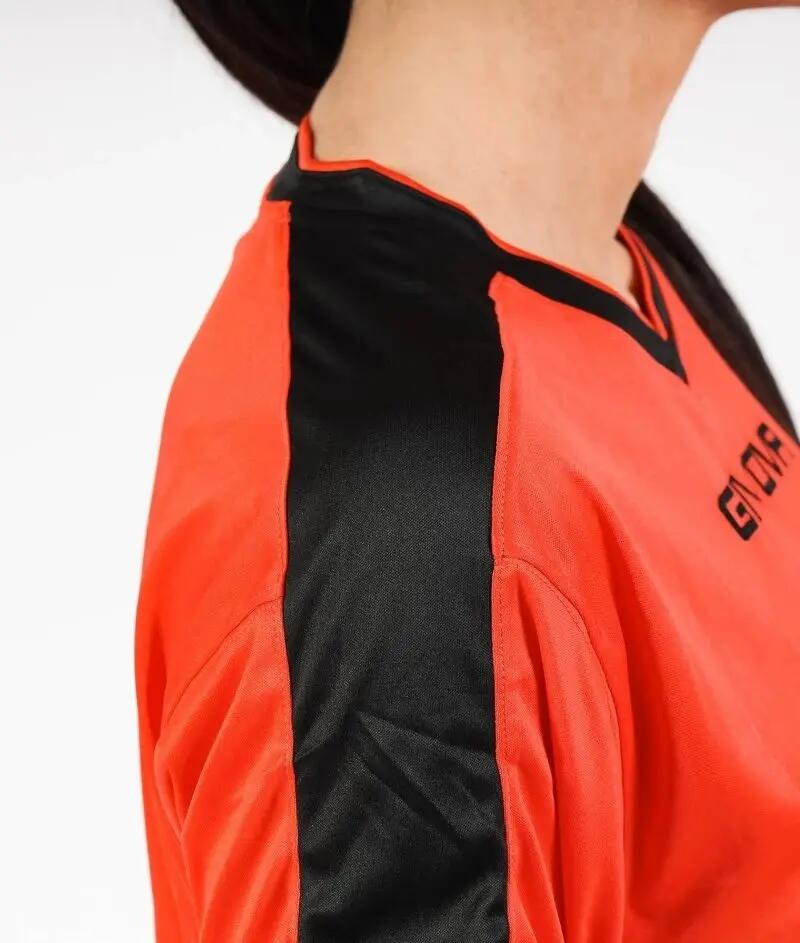 T-shirt uomo givova arancio/nero 3/4