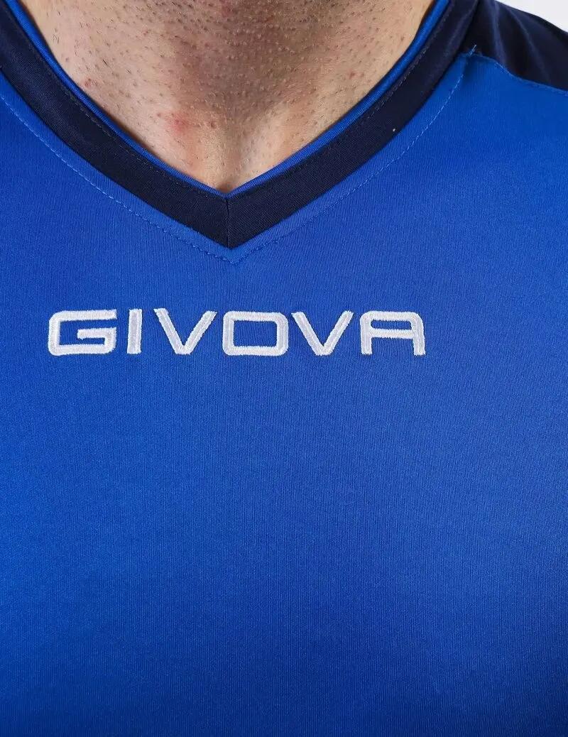 T-shirt uomo givova azzurro/blu 3/4
