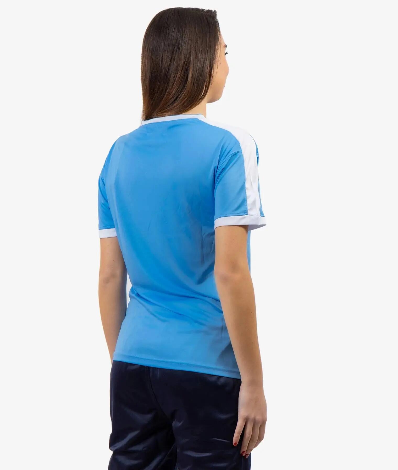 T-shirt uomo givova celeste/bianco 2/5