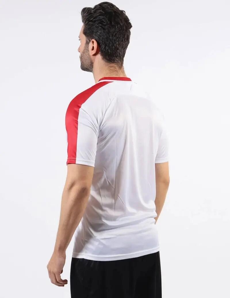 Camiseta Deportiva Givova Radio Rojo-blanco Blanco 2/4