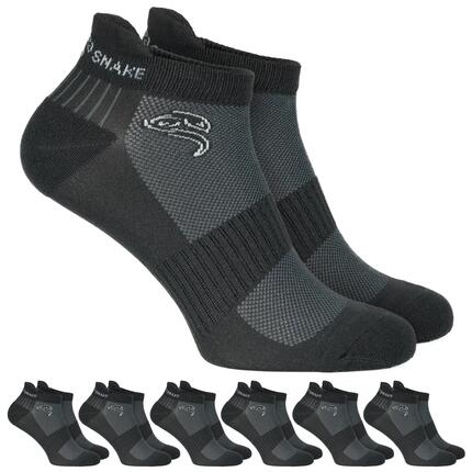 Damen Herren Fitness Sneaker Socken kurz gepolstert 6 Paar Sportsocken
