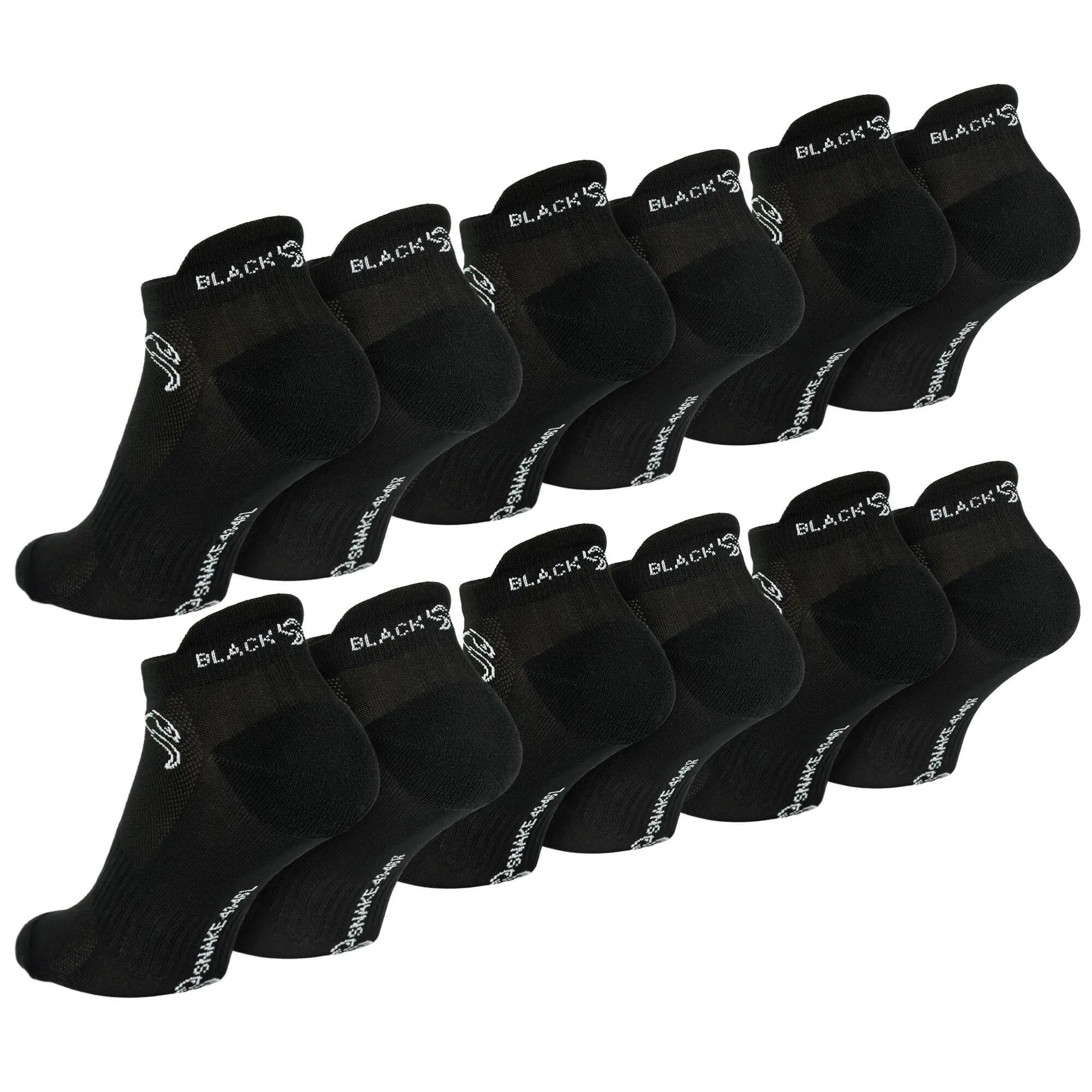 Damen Herren Fitness Sneaker Socken kurz gepolstert 6 Paar Sportsocken 4/7