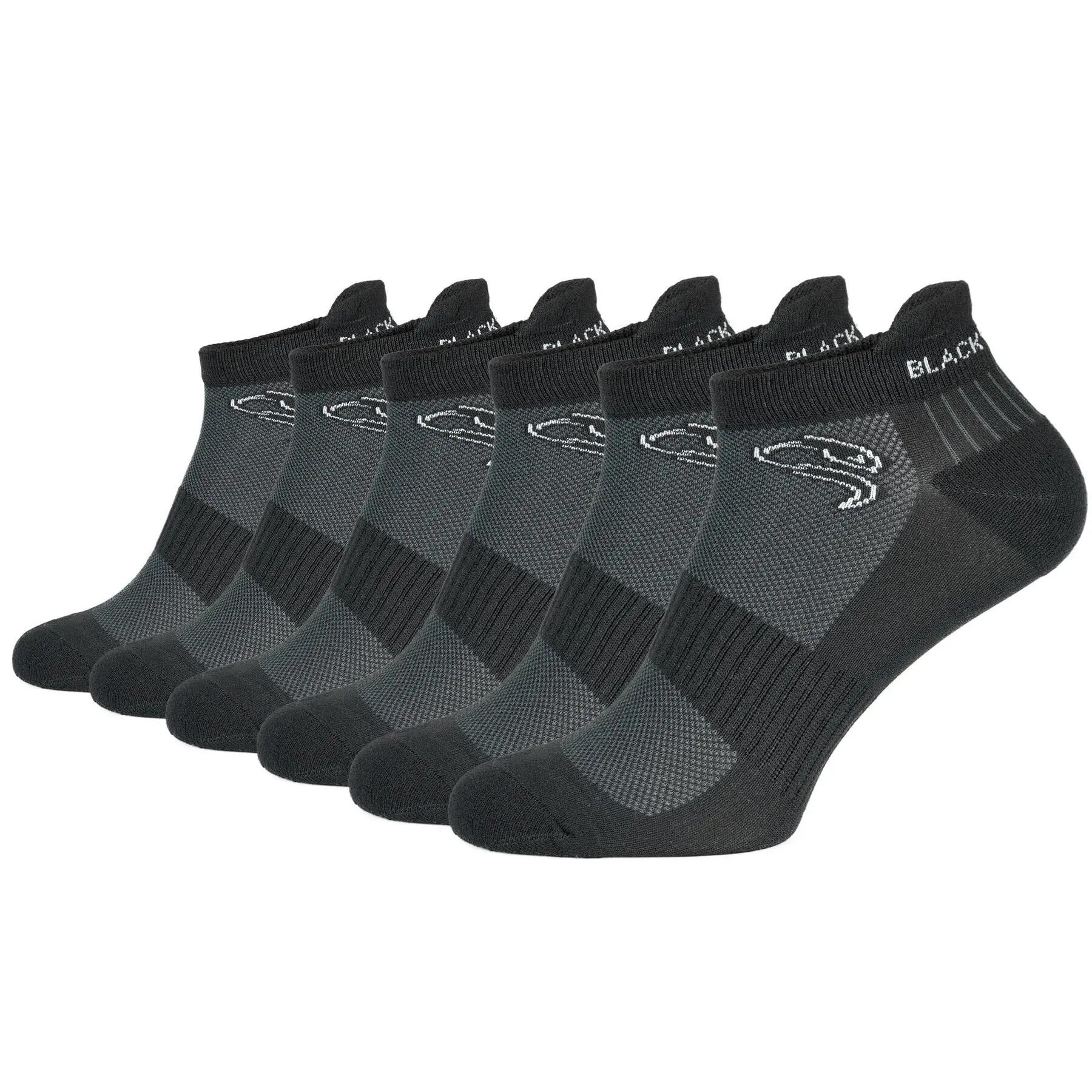 Damen Herren Fitness Sneaker Socken kurz gepolstert 6 Paar Sportsocken 2/7