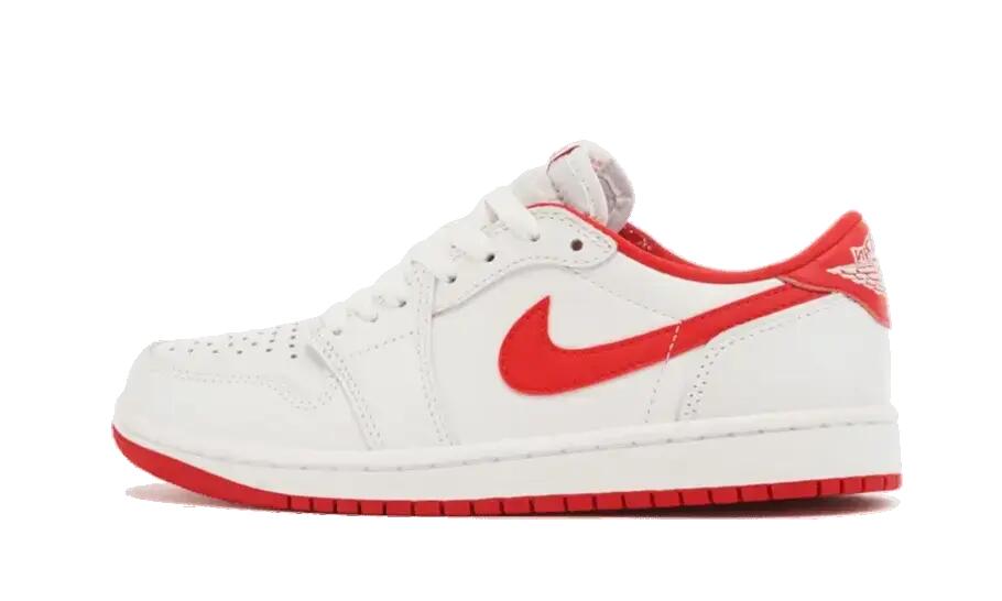 Unisex - Lifestyle - Schuhe - Air Jordan 1 Low OG - White/University Red 1/5