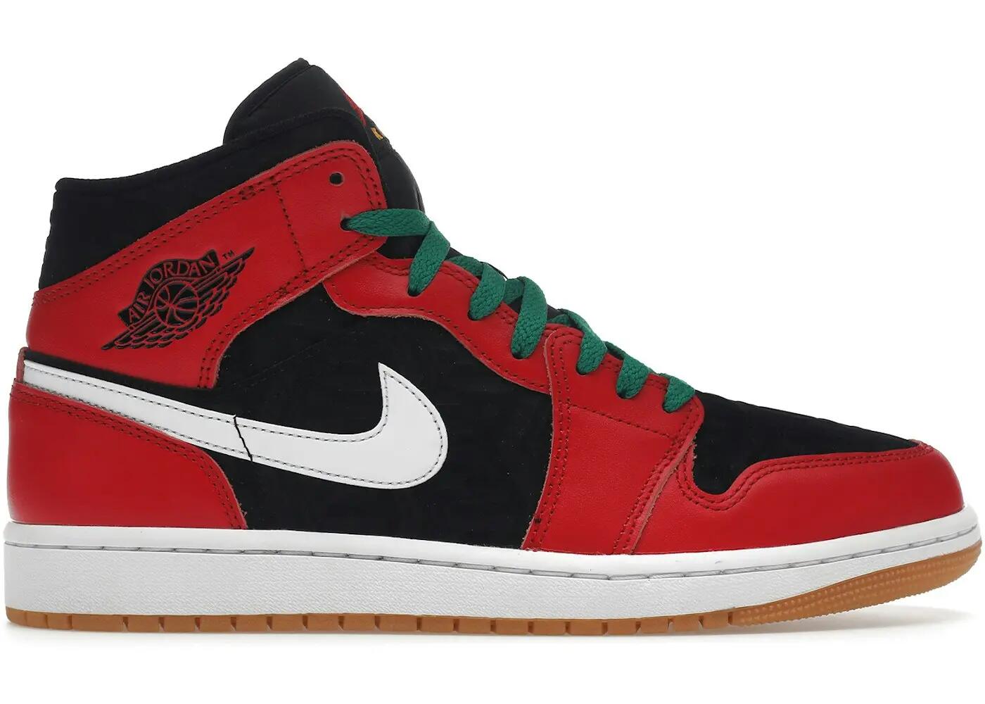 Zapatillas - Baloncesto - AJ1 Mid Christmas - Negro/Blanco/Rojo 2/5
