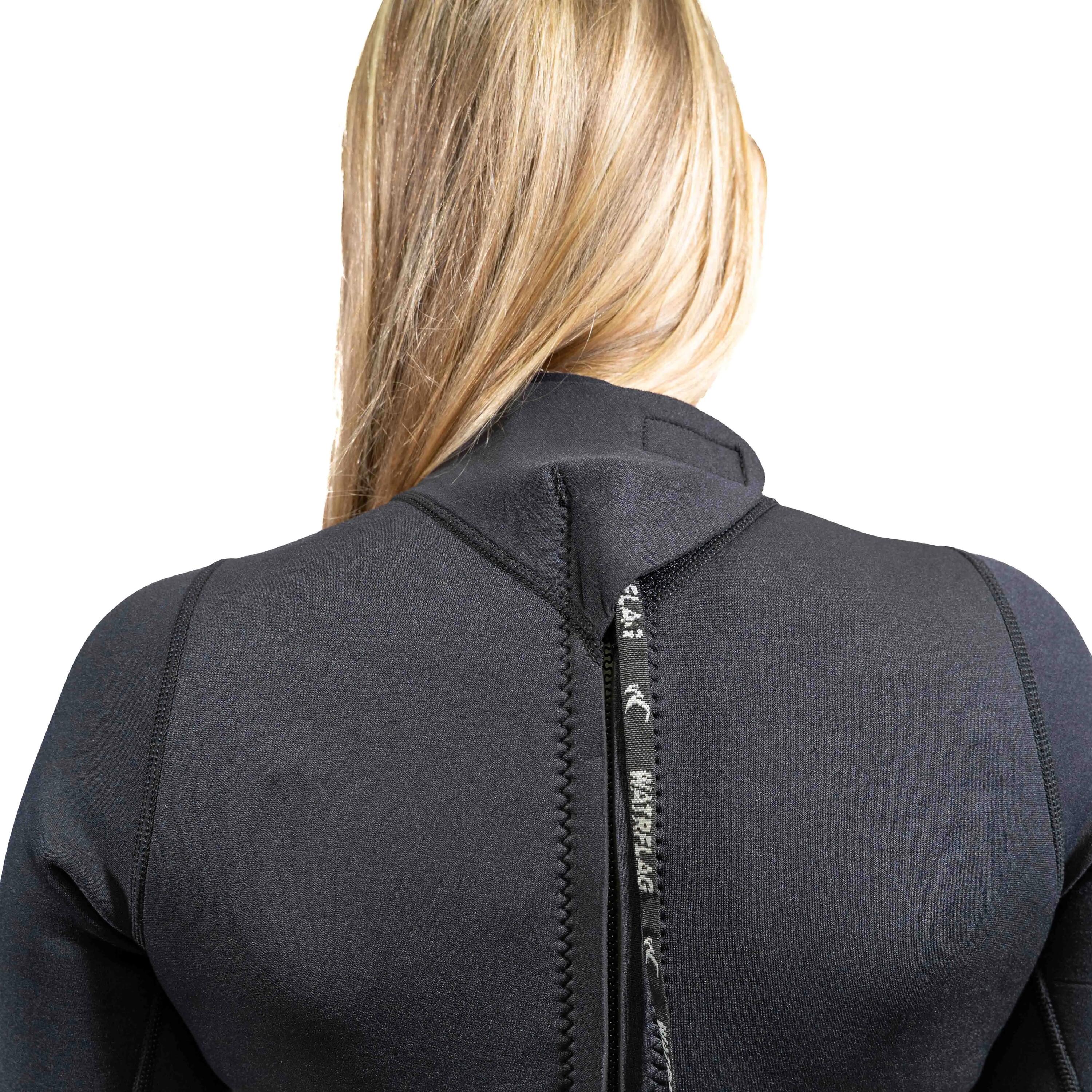Shorty Darwin FN mulher – neoprene premium 3/2 mm – preto 6/7