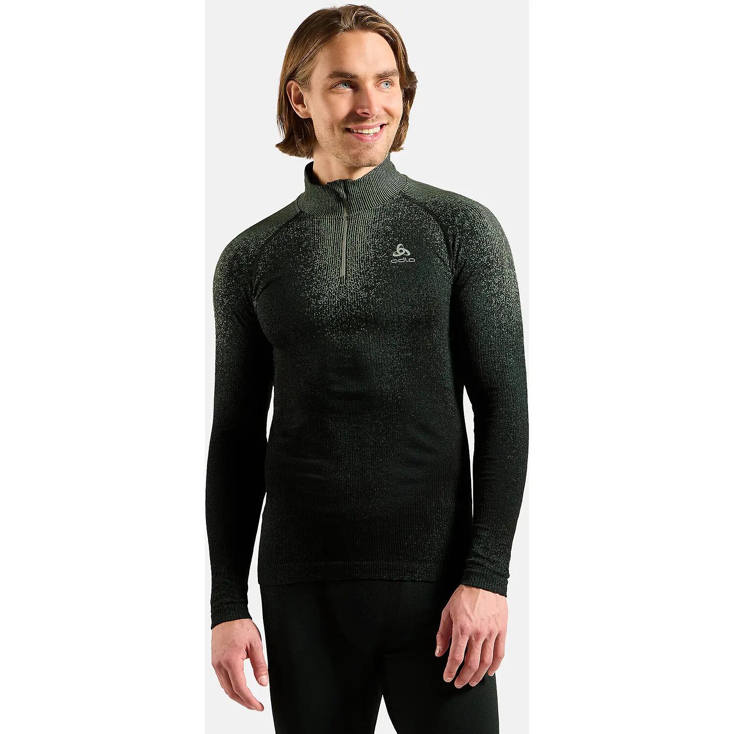 Bielizna termoaktywna z długim rękawem Odlo BL TOP turtle neck l/s half zip 3/6