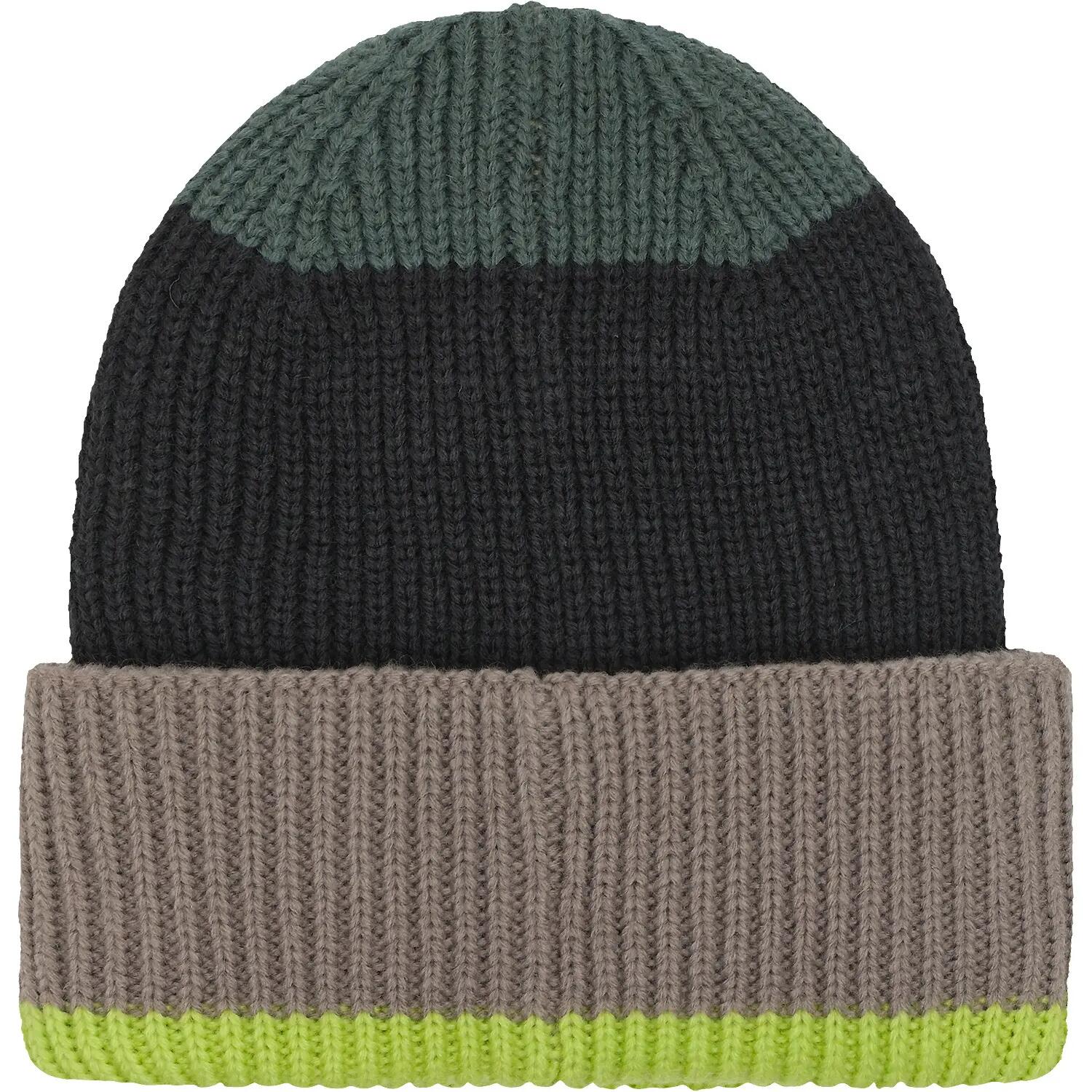 Kinder Mütze Beanie W. Wool & Contrast 2/3