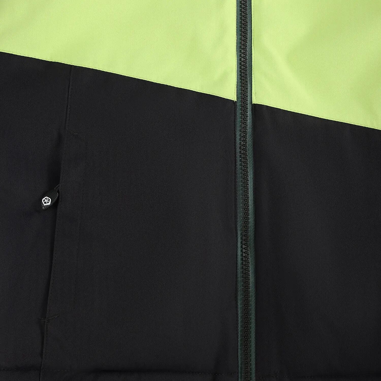 Jungen Skijacke Colorblock Dark Forest 3/4
