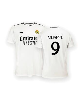 Maillot Real Madrid Domicile Mbappé Adulte 2024/25 Replica