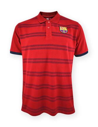 Le t-shirt à col grenat du FC Barcelone