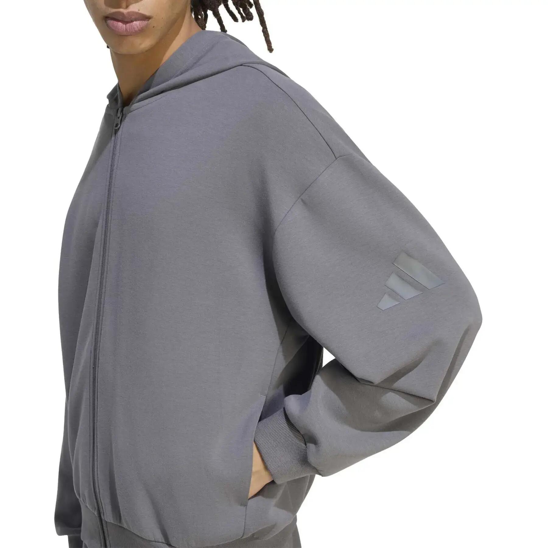 SWEAT-SHIRT À CAPUCHE SOFT LUX AVEC ZIP SUR TOUTE LA LONGUEUR 6/6